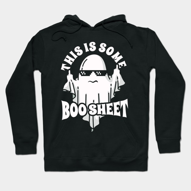 this is some boo sheet- cool boo ghost Hoodie by SUMAMARU